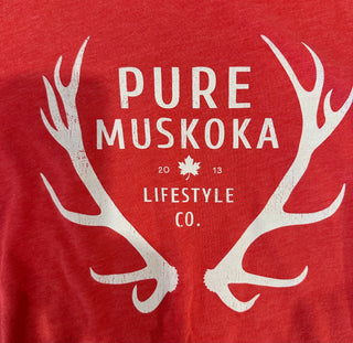 Antlers - Pure Muskoka Lifestyle Co. T-Shirt (Unisex)