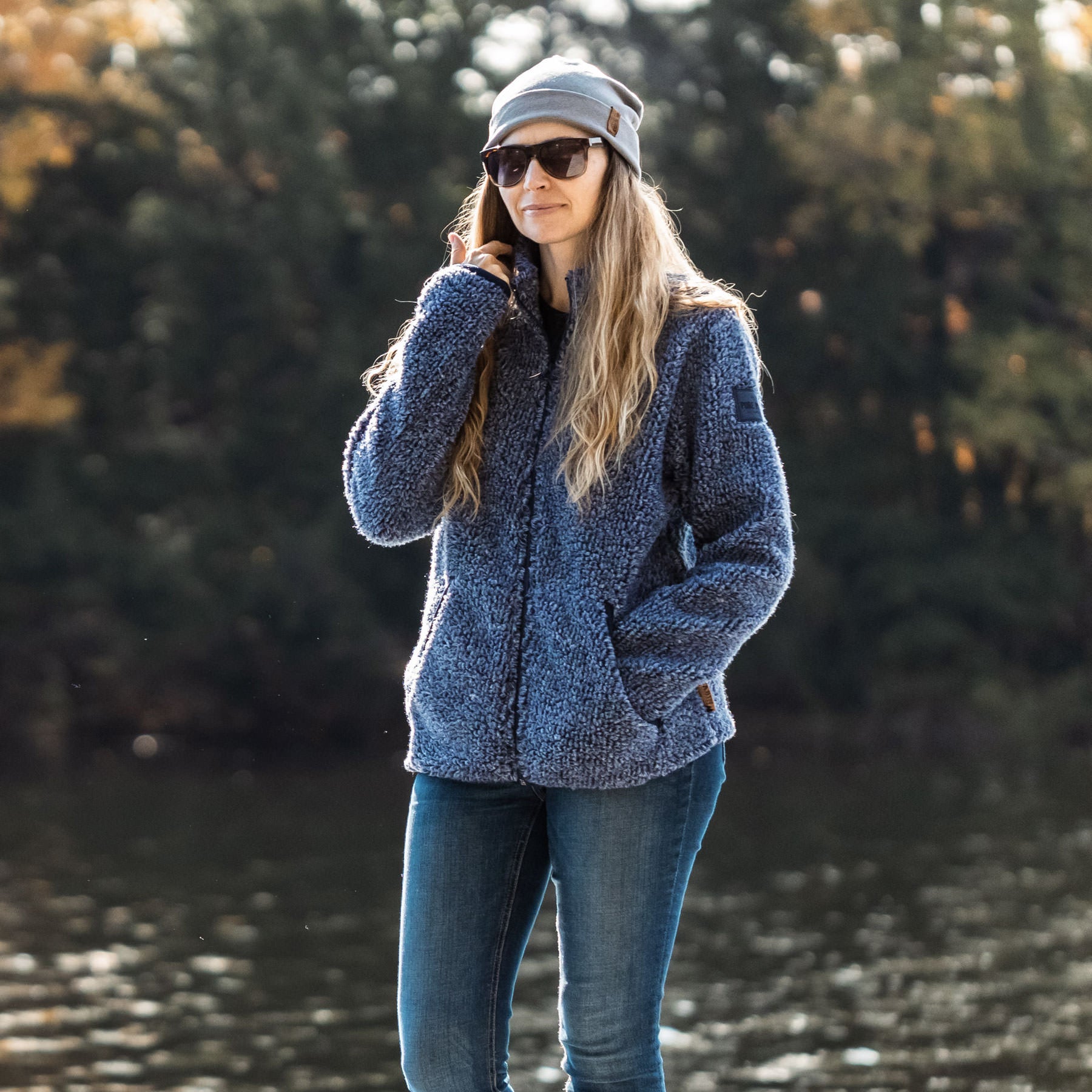 Soft And Fluffy Quilted Zip Coat