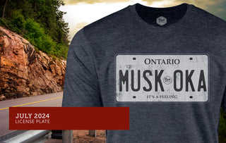 License Plate - Pure Muskoka T-Shirt Club