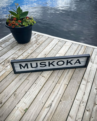 Muskoka Vintage Wooden Sign