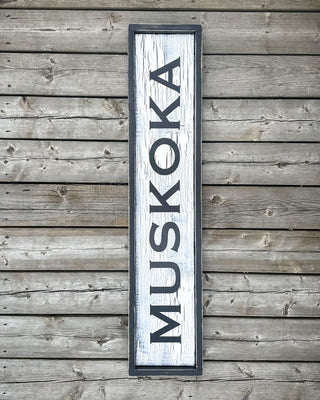 Muskoka Vintage Wooden Sign