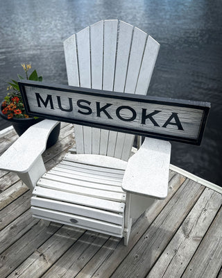 Muskoka Vintage Wooden Sign