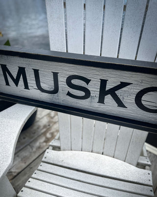 Muskoka Vintage Wooden Sign