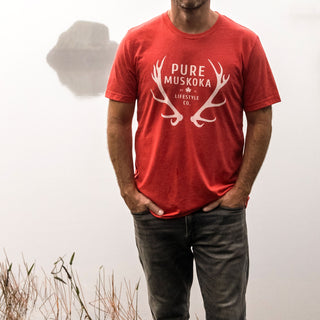 Antlers - Pure Muskoka Lifestyle Co. T-Shirt (Unisex)