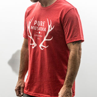 Antlers - Pure Muskoka Lifestyle Co. T-Shirt (Unisex)